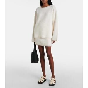 Lisa Yang Elsa cashmere sweater cream M-L(Lisa Yang size 2)